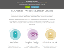 Tablet Screenshot of kcgraphics.co.uk